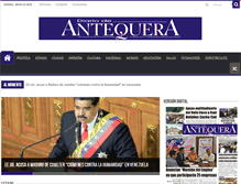 Tablet Screenshot of diariodeantequera.com